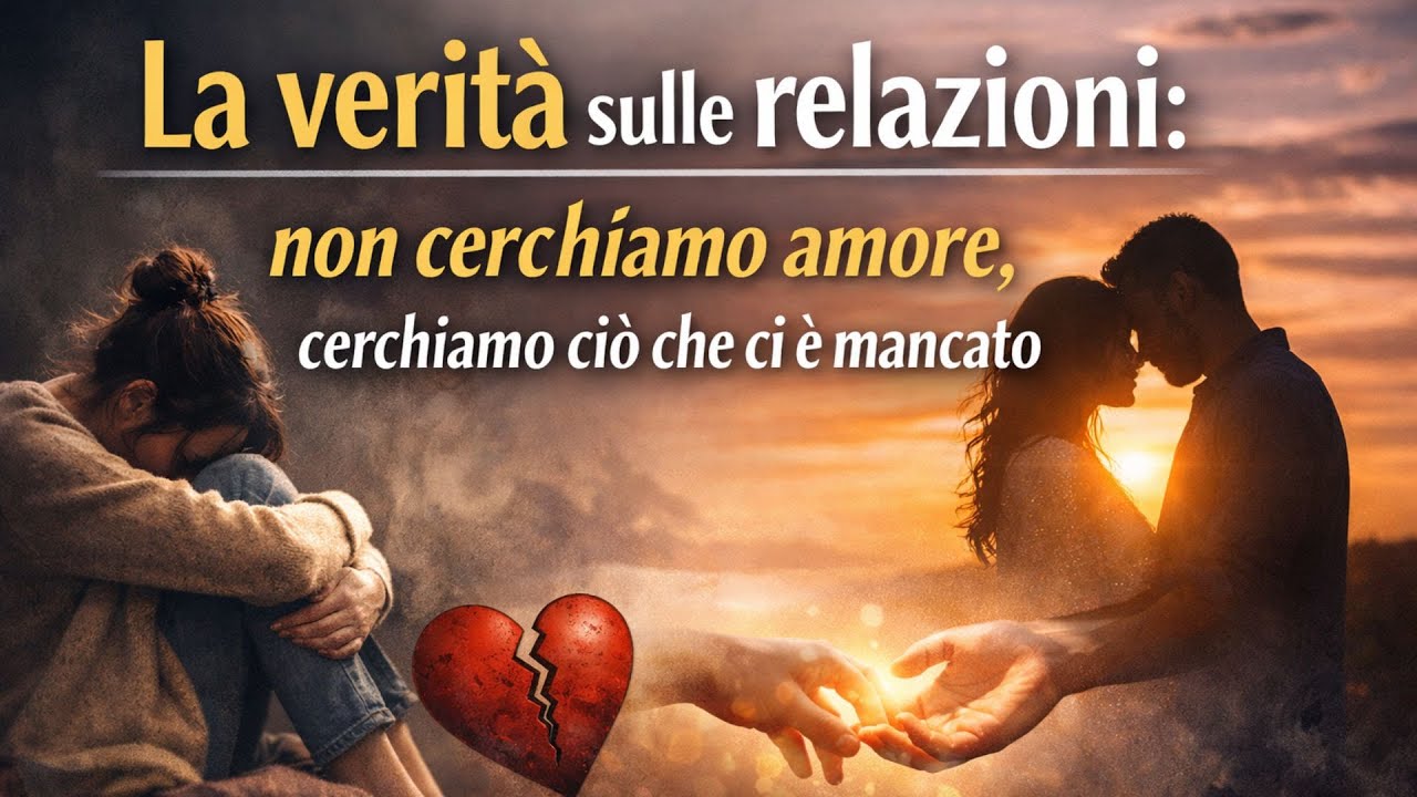 La verità sulle relazioni: non cerchiamo amore, cerchiamo ciò che ci è mancato.