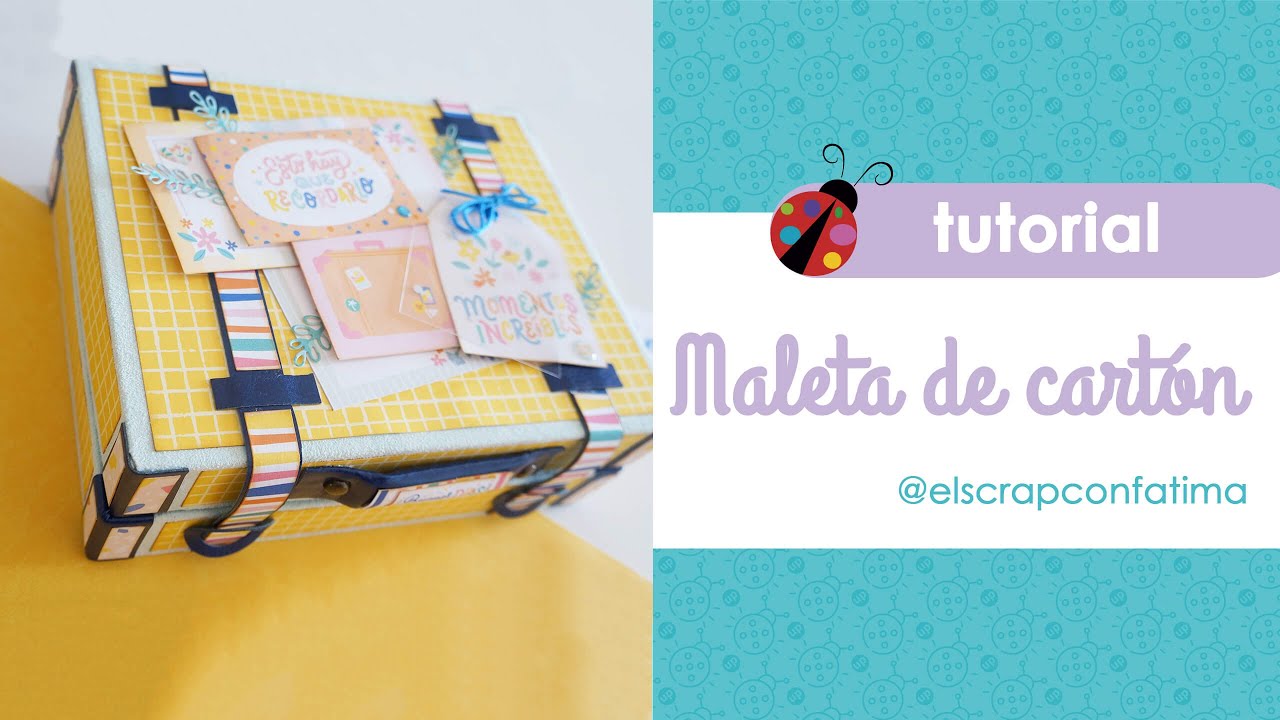 Cómo hacer una maleta cartón paso a paso ⭐💼