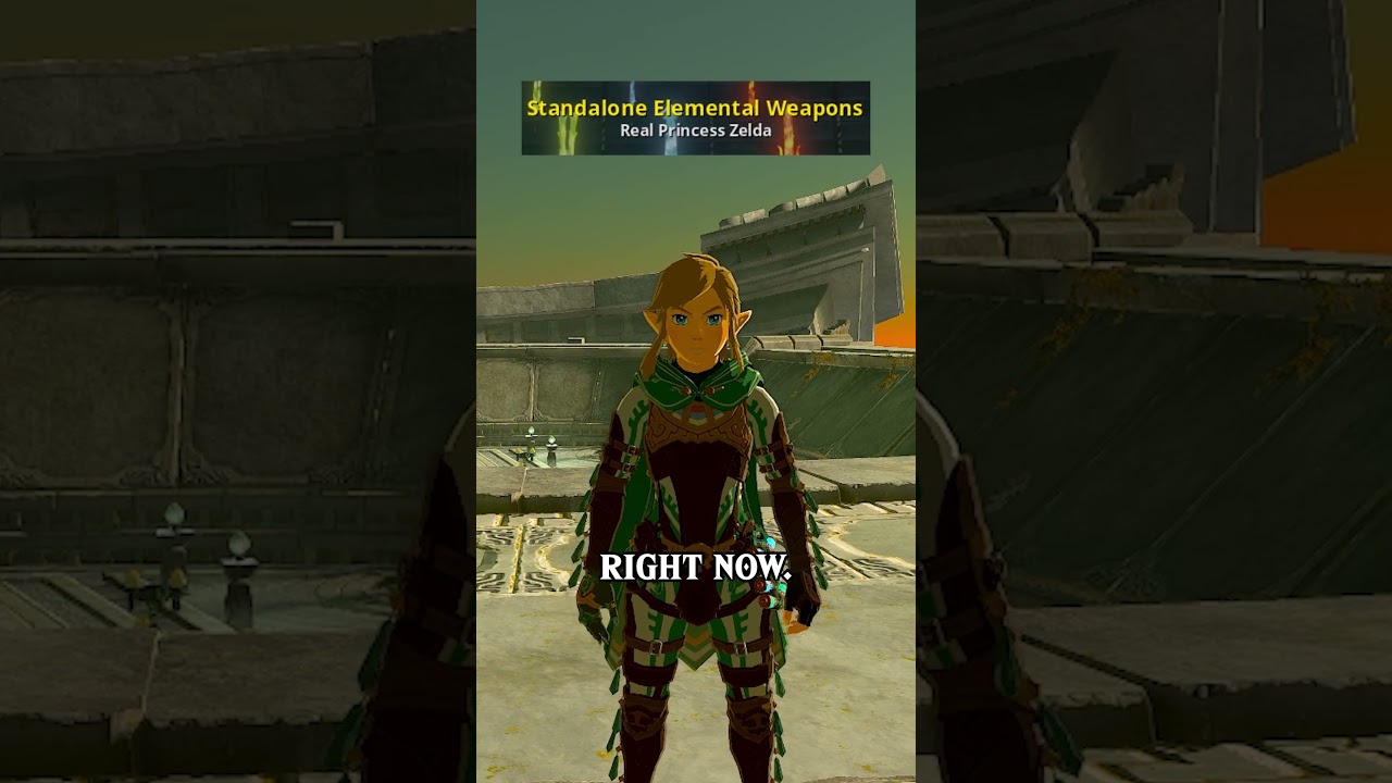 This Mod brings back TOTK's Missing Weapons