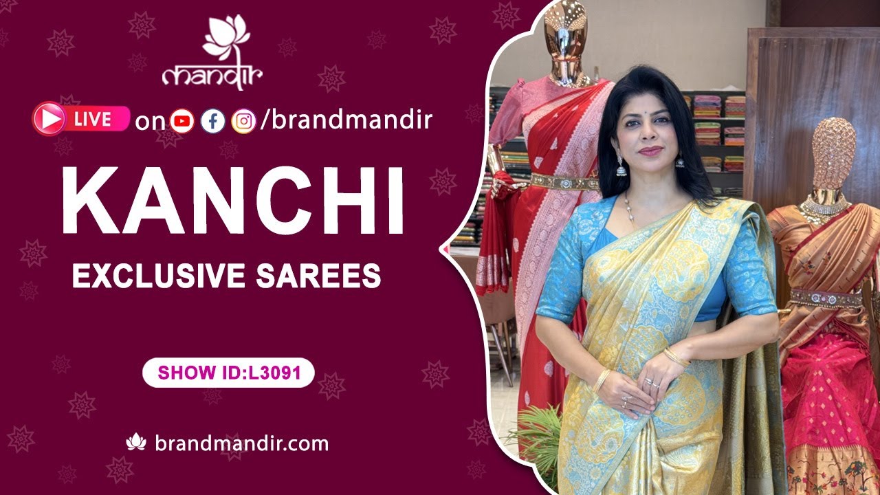 Kanchi Exclusive Sarees Collection | WhatsApp Number 733 733 7000 | Brand Mandir Sarees LIVE