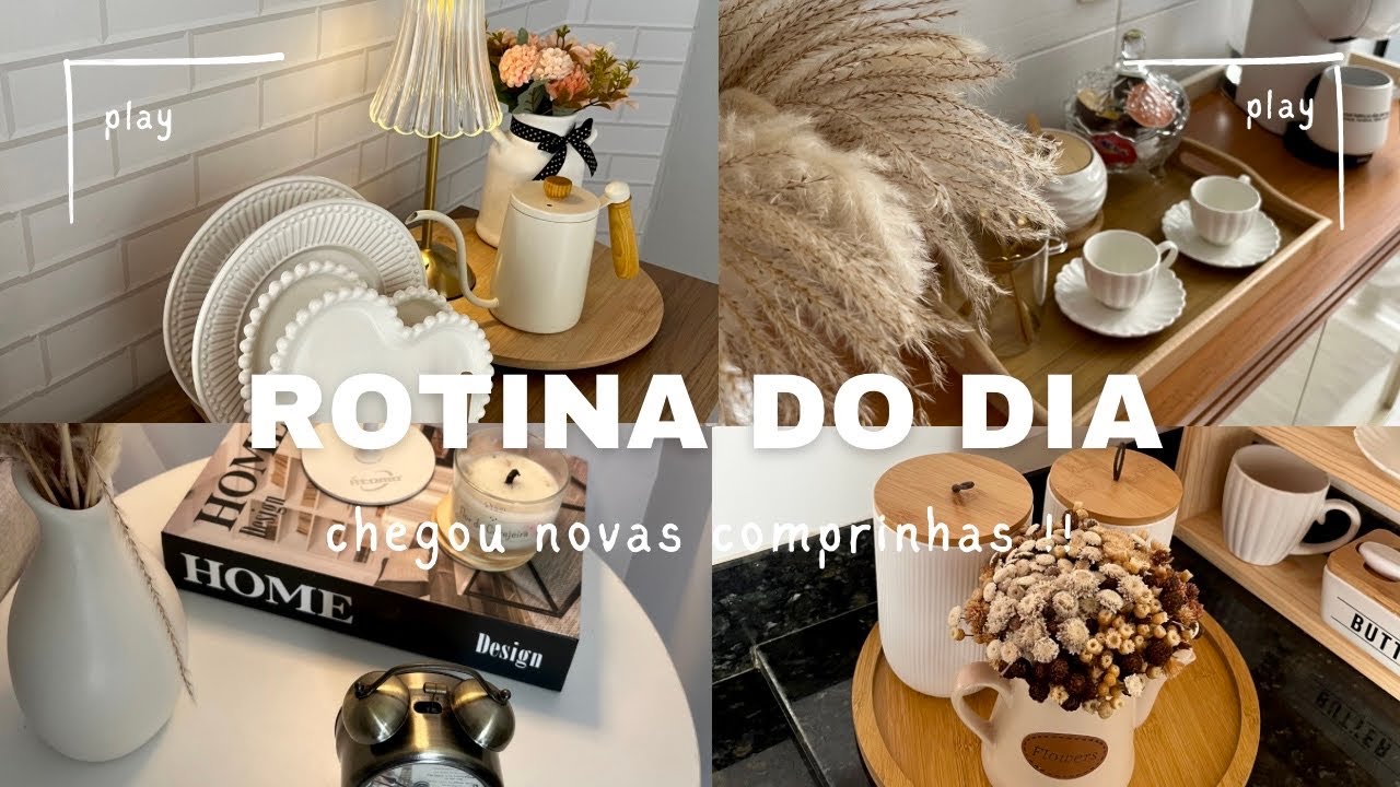 ROTINA DO DIA/ FIZ PÃO CASEIRO 🍞😋 +COMPRINHAS DA SHOPEE ✨