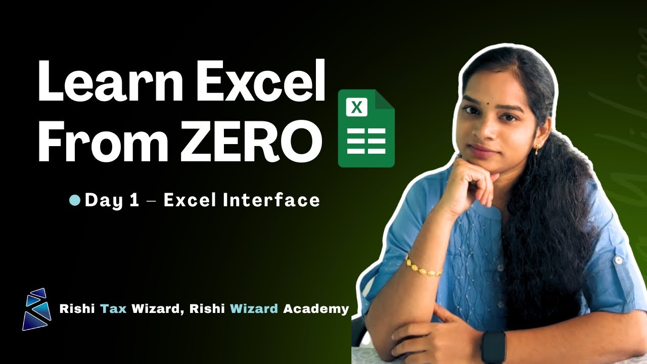Excel Basics for Beginners | Excel Interface Explained | Day 1 Excel Course