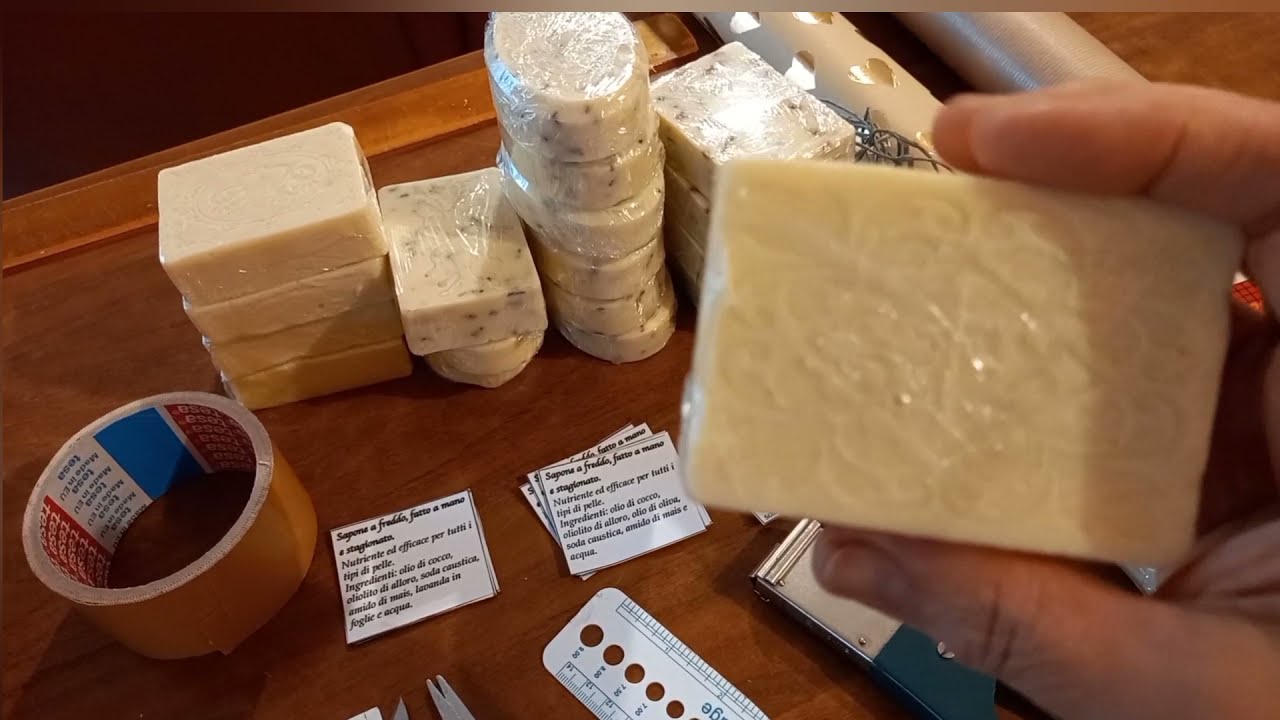 come confezionare  il sapone fatto in casa, di modo facile e veloce.