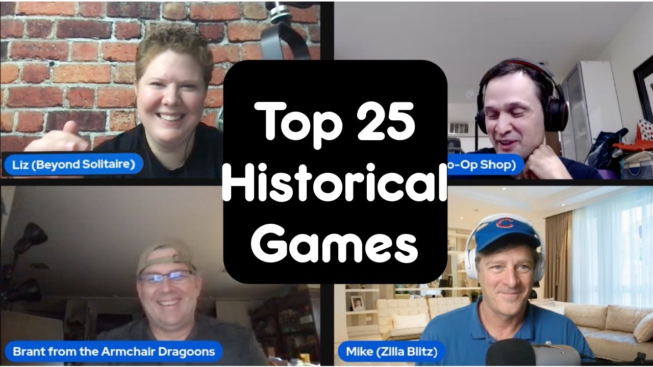 Top 25 Solo Historical + War Games | Commentary
