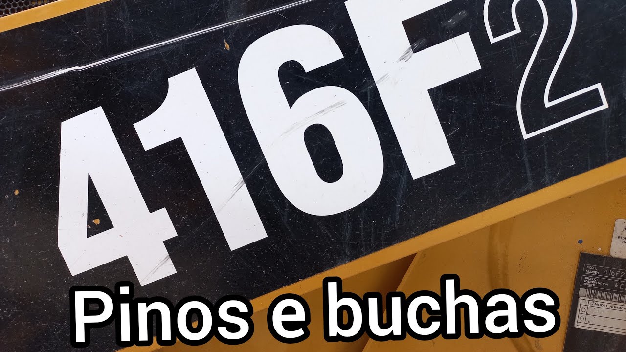 Troca de Pinos e Buchas da Retroescavaira Caterpillar 416F2 F.#Caterpillar #retroescavadeira 🇧🇷🚜🤜🤛