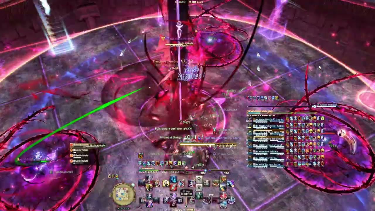 FFXIV - M9S Speedkill 7:17 | DRK PoV [Les Tatas de Titan] - FR