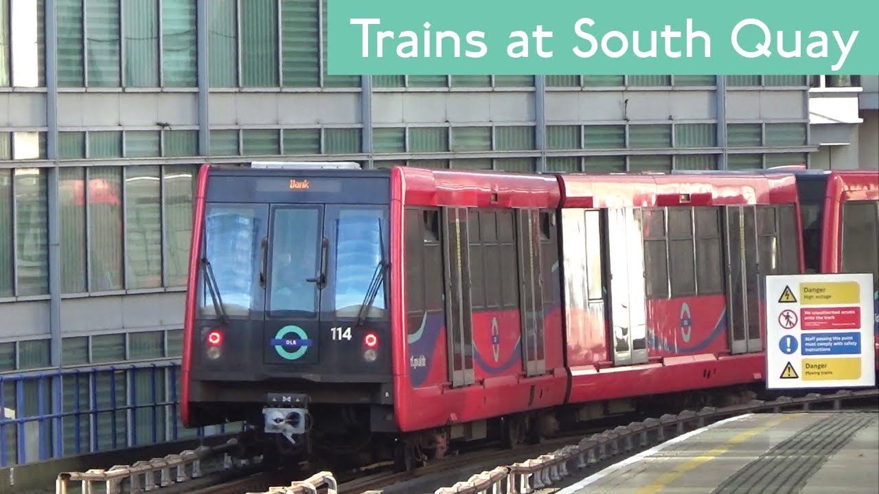 DLR Trains At South Quay