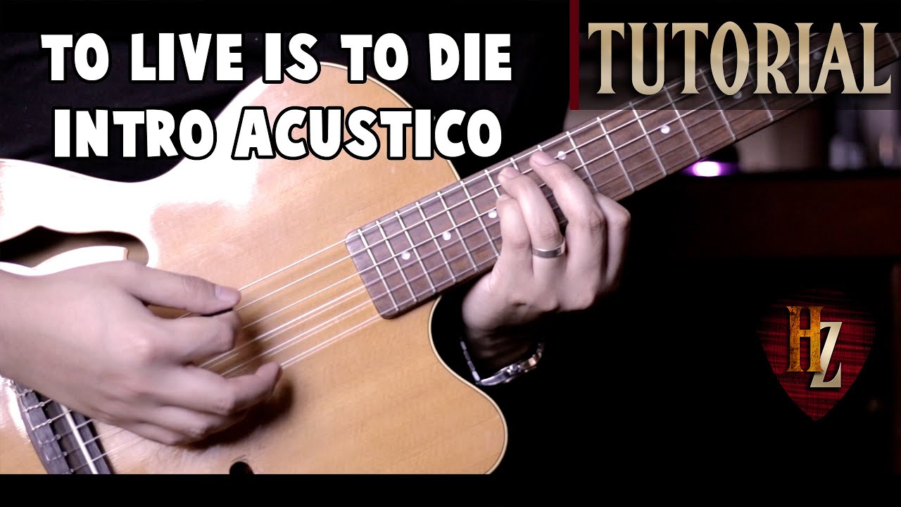 Metallica - To live is to die (Intro Acústico) TUTORIAL EN ESPAÑOL! / Harold Zapata
