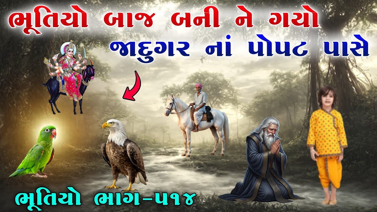 ભૂતિયો બાજ બની ને ગયો જાદુગર નાં પોપટ પાસે | ભાગ-૫૧૪ | meladi ma no itihas | vahanvati digital