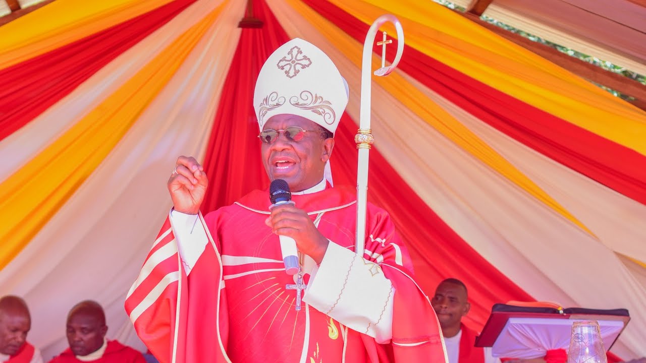 CONFIRMATION MASS BY HIS LORDSHIP BISHOP SIMON PETER KAMOMOE AT KATHONZWENI PARISH.