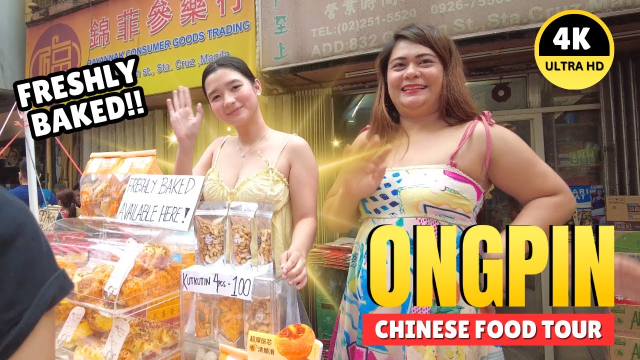 [4K] Manila Chinatown Tour - Ongpin Street Chinese Food February 2026 (FRESHLY BAKED GOODS)