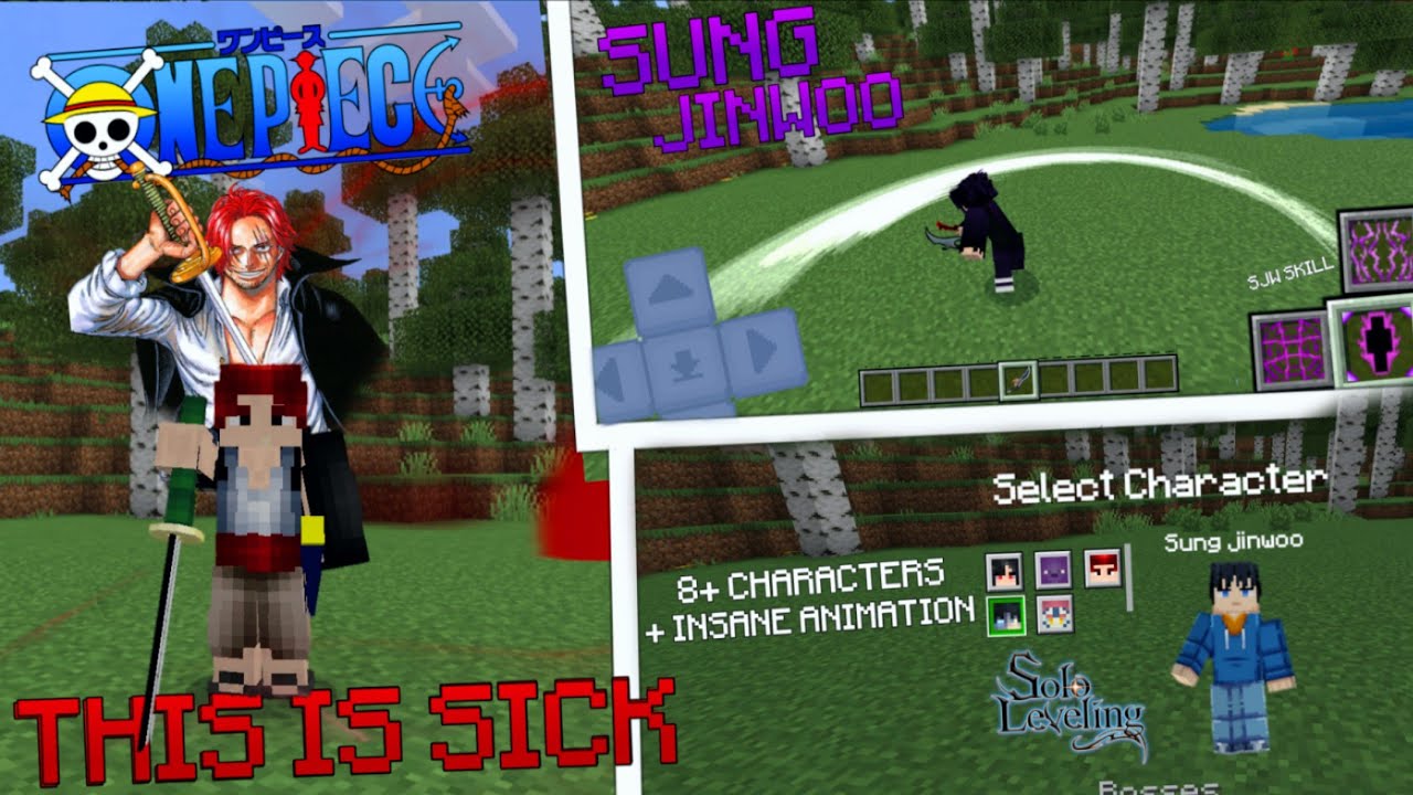 This Anime Addon Got Updated And Its INSANE!! |Ones Anime Addon/Mod For Minecraft PE!? | (1.21.80+)