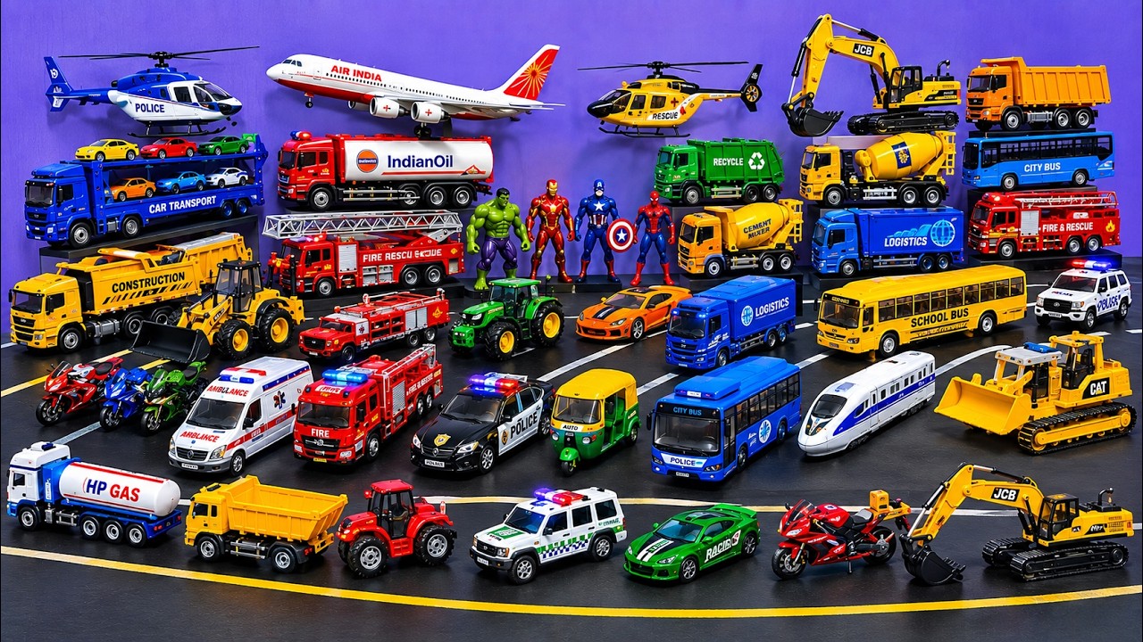 World&rsquo;s Top Toy Vehicles 🚗🚓🚒 | Amazing Vehicle Collection for Kids