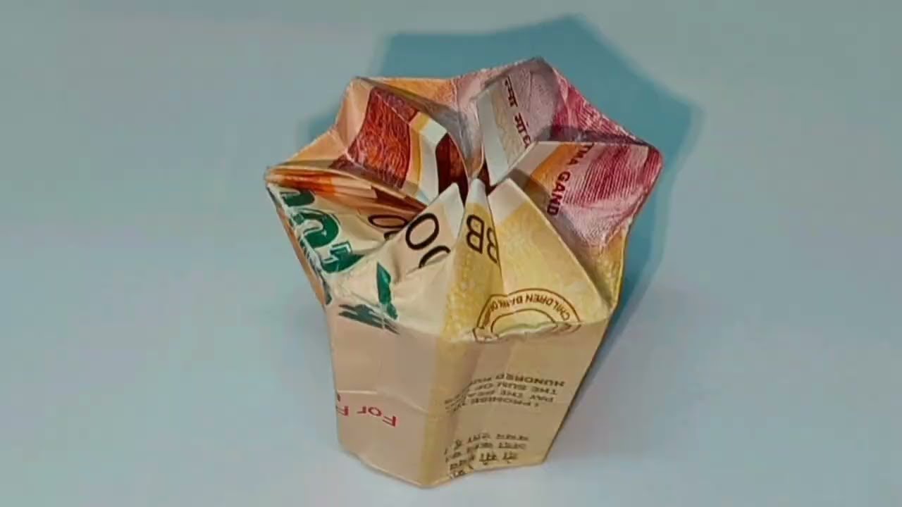 how to make origami Box easy