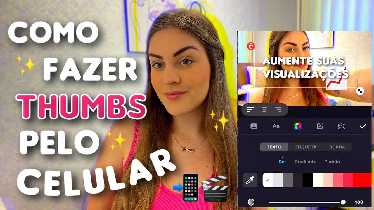 COMO FAZER THUMBS PROFISSIONAIS PELO CELULAR 2022 📲🎬❤️✨