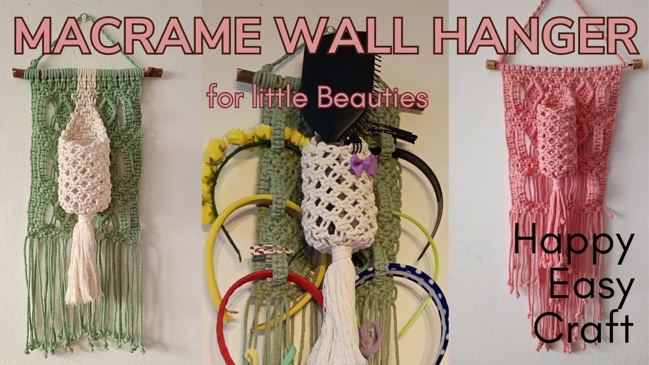 Macrame Wall Hanging for little Beauties | for beginner