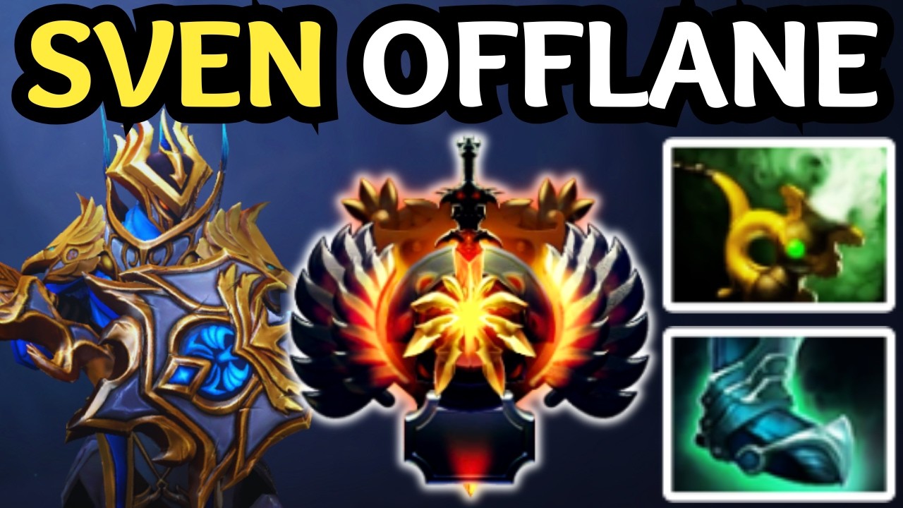 🔥 HOW SVEN OFFLANE WIN &mdash; FULL SUSTAIN BUILD | DOTA 2 🔥