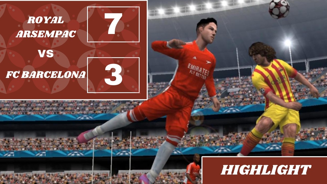 ROYAL ARSEMPAC VS FC BARCELONA - UCL R8 LEG 1
