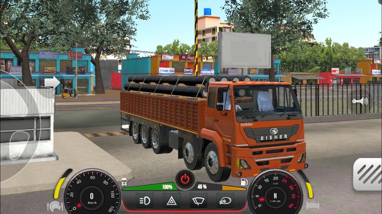 Heavy Loaded Truck Driving Mission | Indian Road Truck Driving Gameplay 🇮🇳