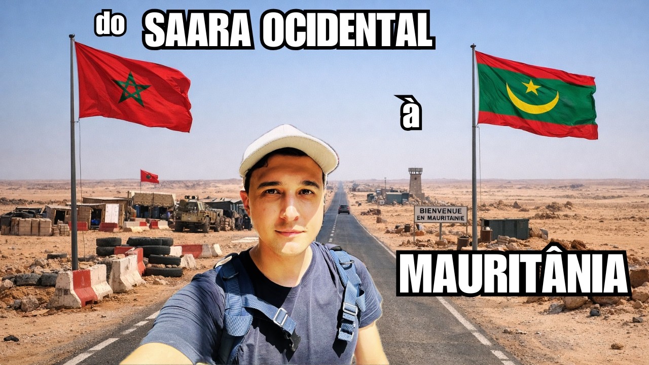 Pela TERRA de NINGUÉM, meu caminho no DESERTO até a MAURITÂNIA | SAARA OCIDENTAL 02 | MAURITÂNIA 01