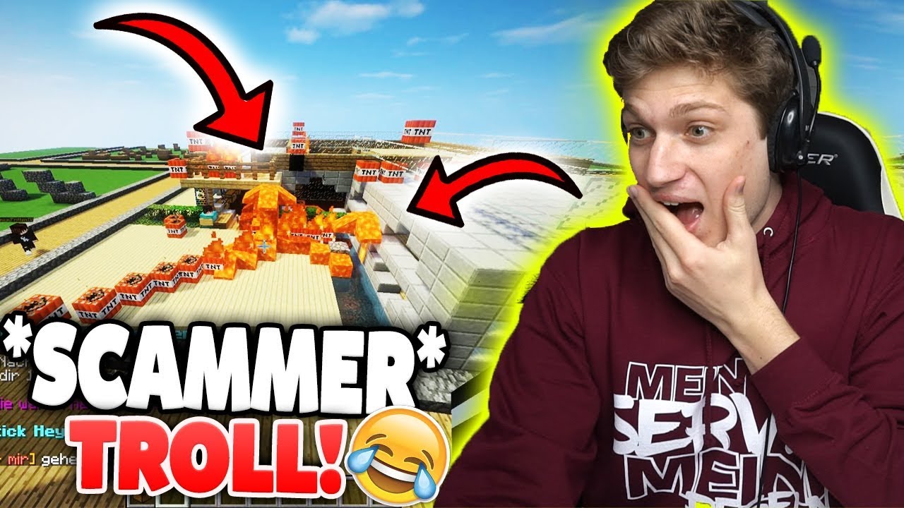 Ich TROLLE *SCAMMER* mit LUCKYBLÖCKEN! 😂😜