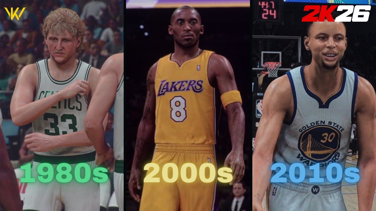 All Eras Cinematic Cutscenes in NBA 2K26 MyNBA | 1980s to Modern Era
