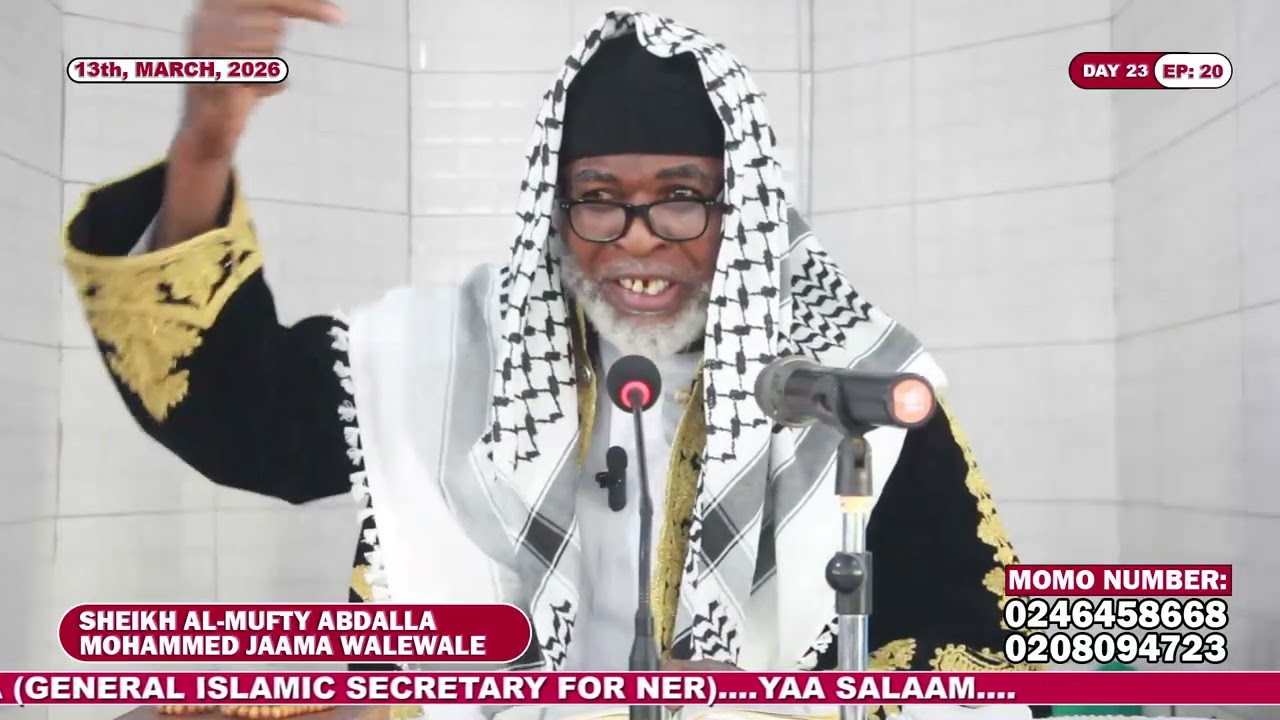 CMYA 2026 TAFSEER BROADCAST ON NTV: SHK. AL-MUFTY A. JAAMA WALEWALE, EP20