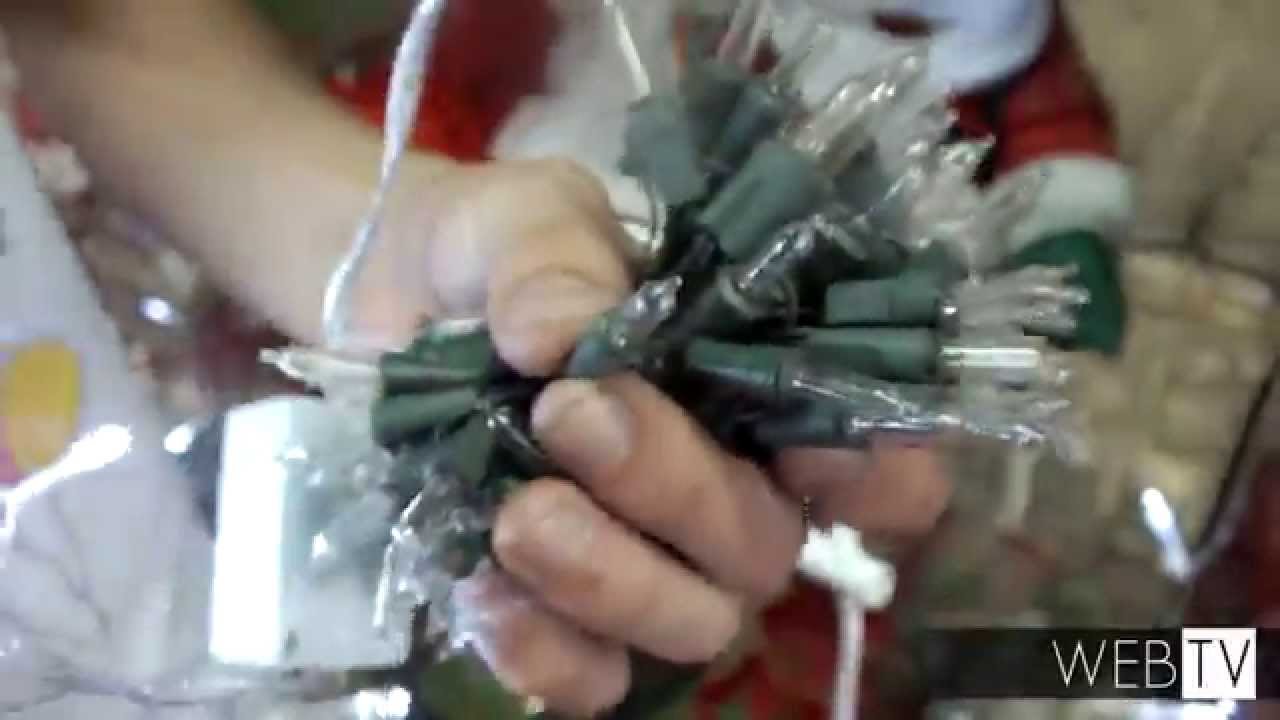 Tenha cuidado com as luzes de natal