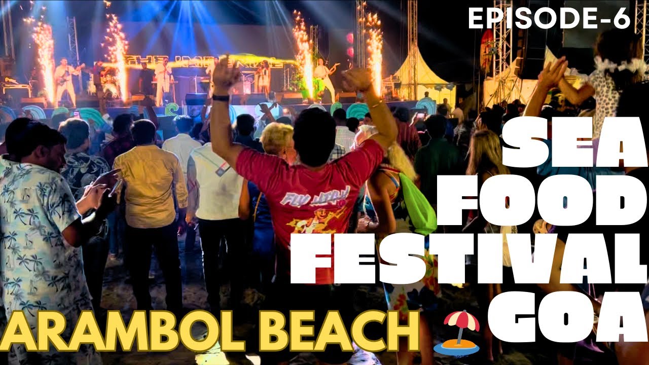 Goa Beach Nights: Sea Food Festival Arambol Beach | Arambol beach in night | Goa nightlife