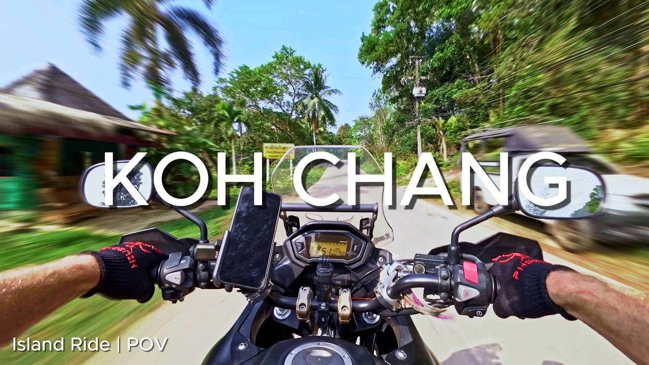 Riding Across Koh Chang | Island Roads POV #motorcycle #moto #pov #ride #rider
