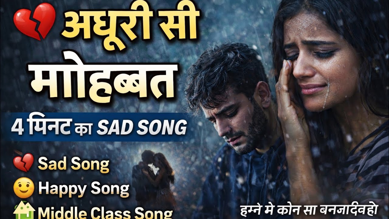 💔 Adhoori Kahani | Heart Touching Sad Song 😔