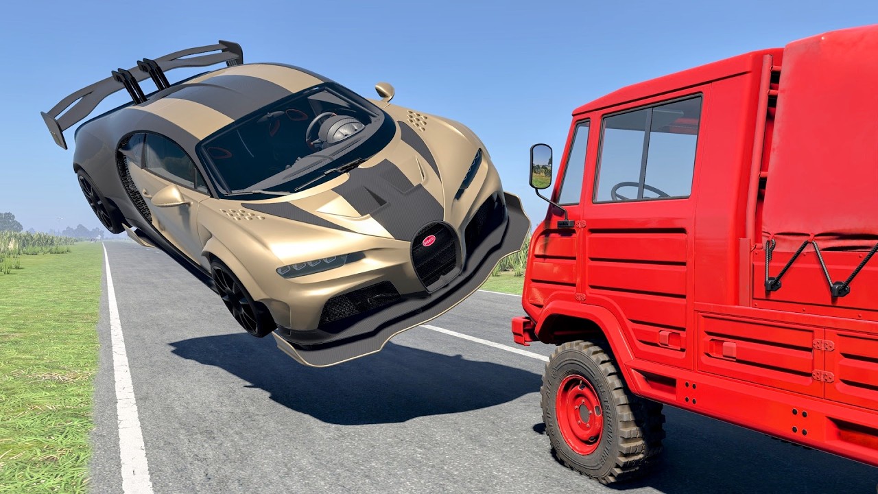 High Speed Traffic Car Crashes #287 - BeamNG Drive | CrashBoomPunk