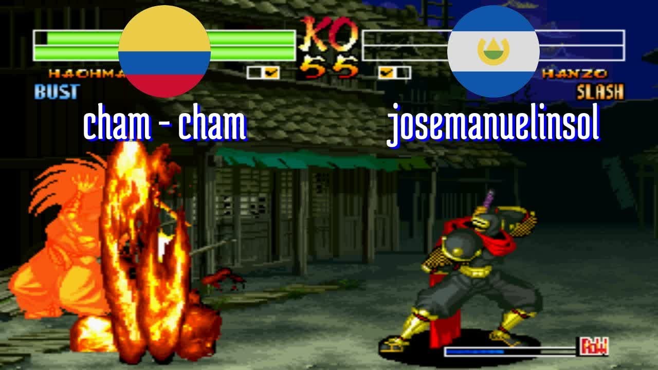 FT3 @samsho4: cham - cham (CO) vs josemanuelinsol (SV) [Samurai Shodown IV Fightcade] Oct 24