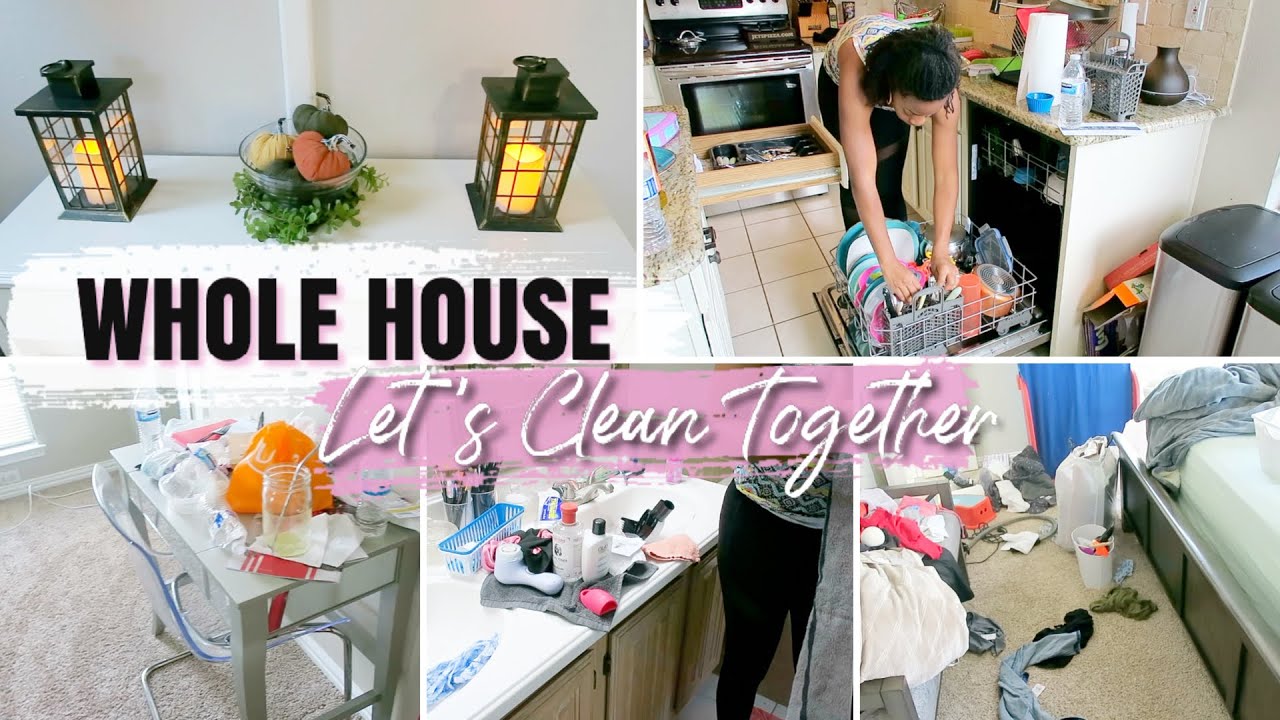 LET'S CLEAN TOGETHER| WHOLE HOUSE| TIME LAPSE CLEANING