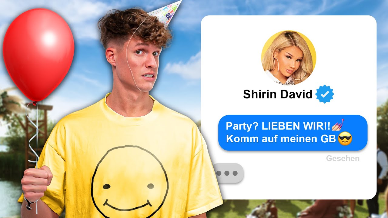 Ich lade 100 Influencer zu meinem Geburtstag ein