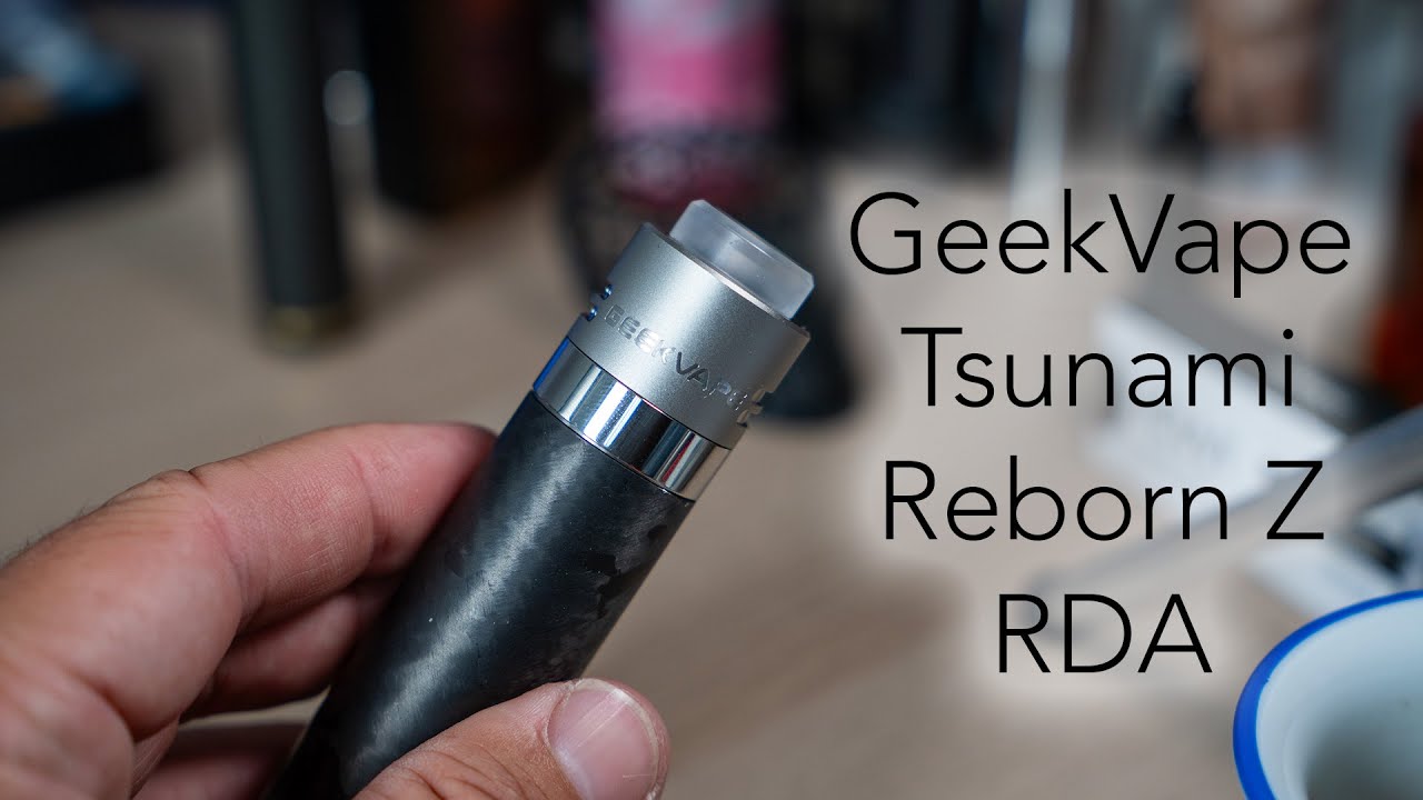 GeekVape Tsunami Reborn Z RDA - nejlep&scaron;&iacute; z&aacute;kladna a oblaka p&aacute;ry 💨😤