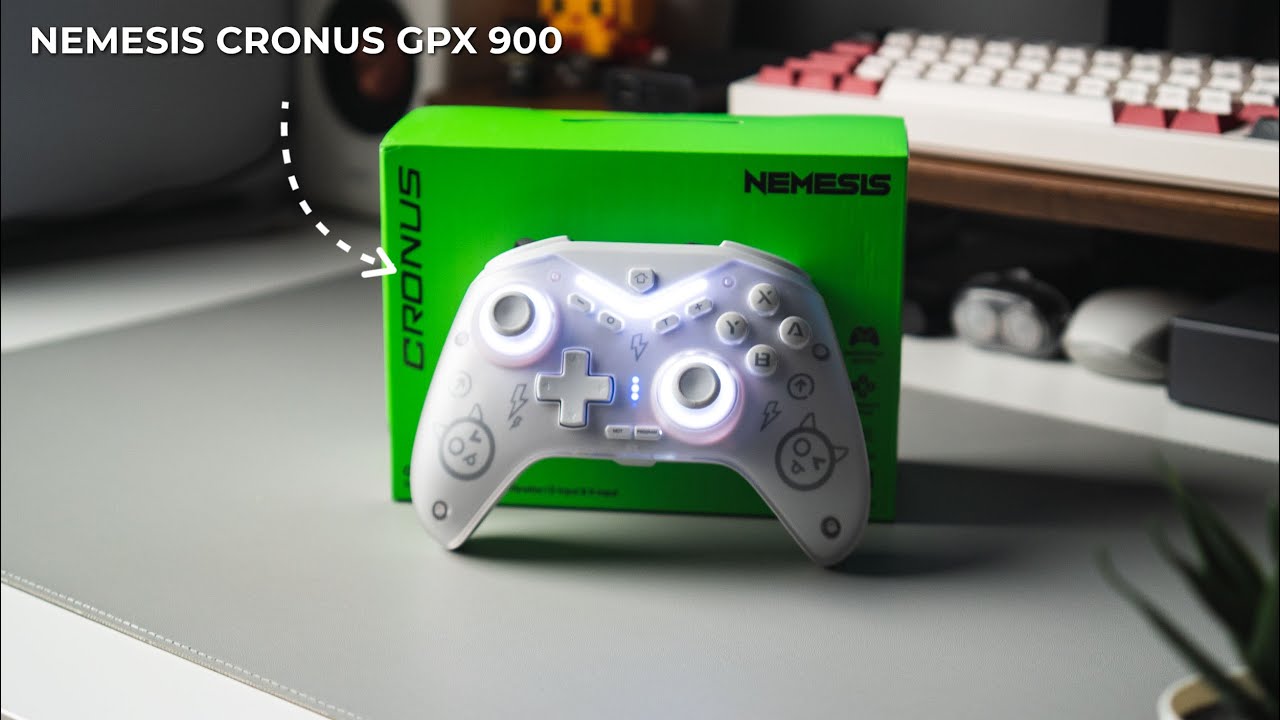 Gamepad transparant paling cakep koneksi lengkap, cuman 200rb-an | Nemesis Cronus GPX900