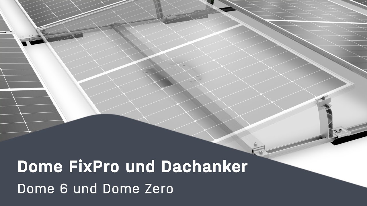 Demo: Dachanker platzieren und an K2 Dome 6 mit Dome FixPro anbinden