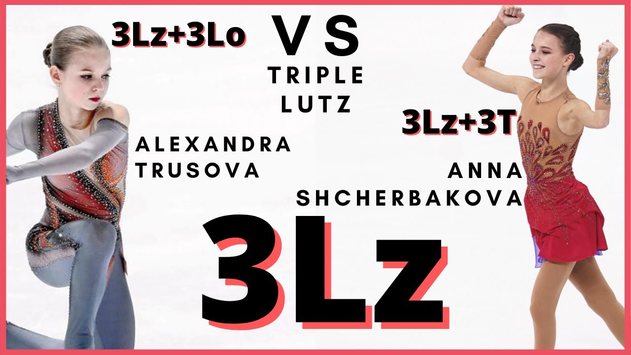 Alexandra TRUSOVA vs Anna SHCHERBAKOVA: TRIPLE LUTZ (3Lz)
