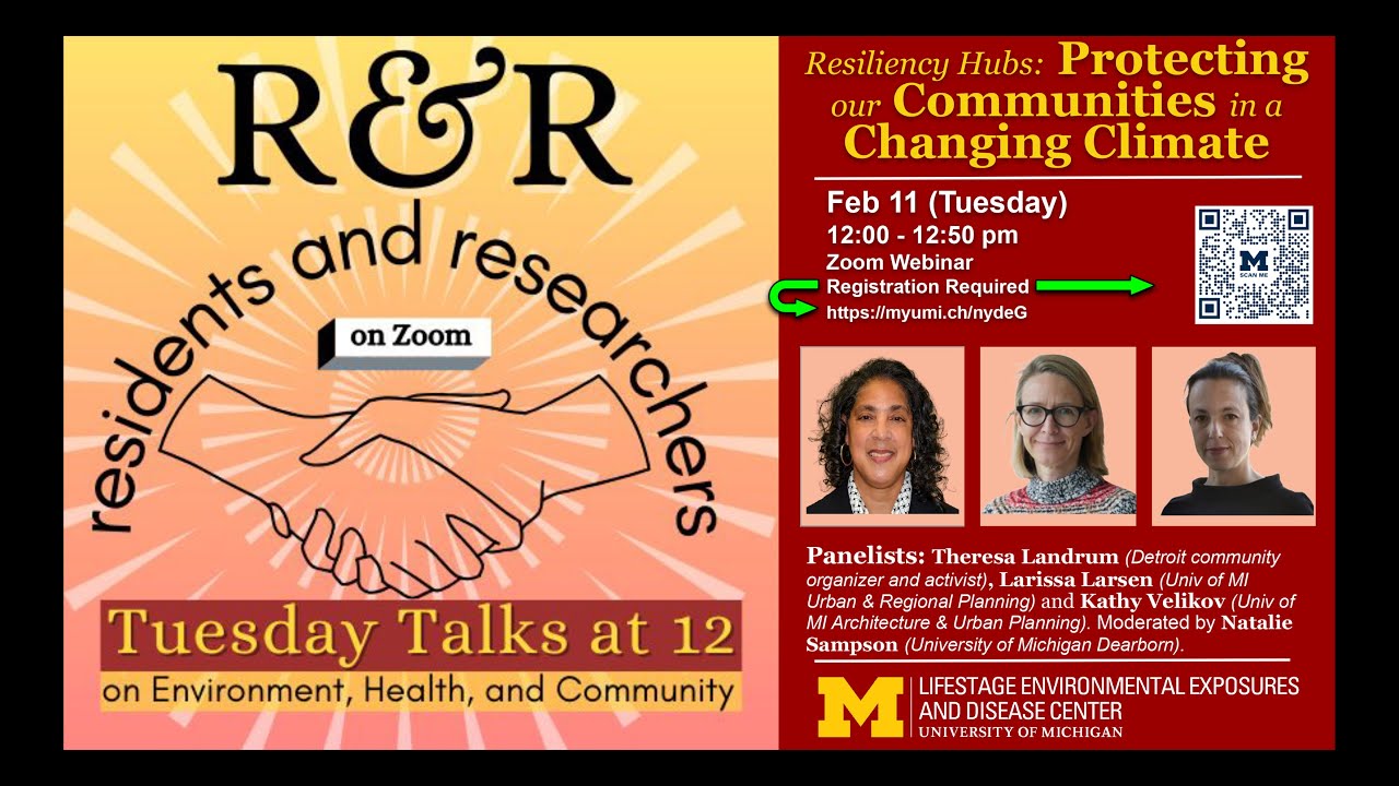 “Resiliency Hubs: Protecting our Communities in our Changing Climate”