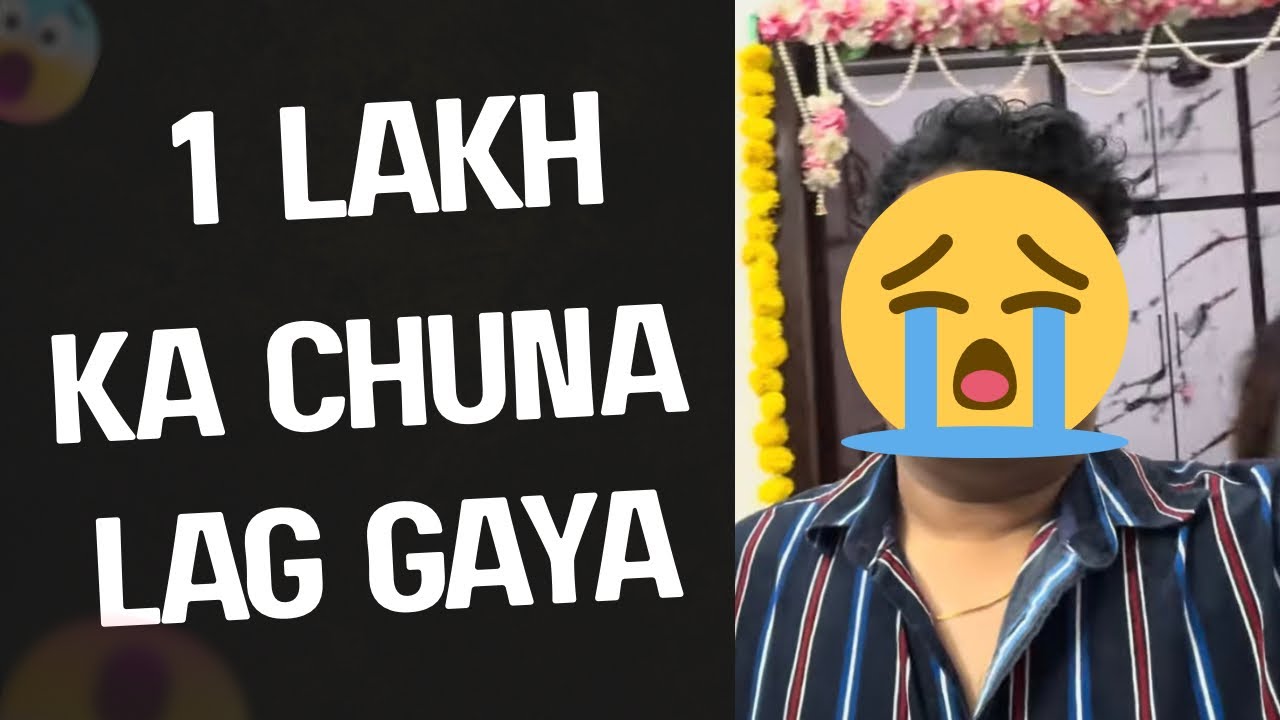 Aaj ek Lakha Chuna Lag Jata Shaadi mein😢￼￼