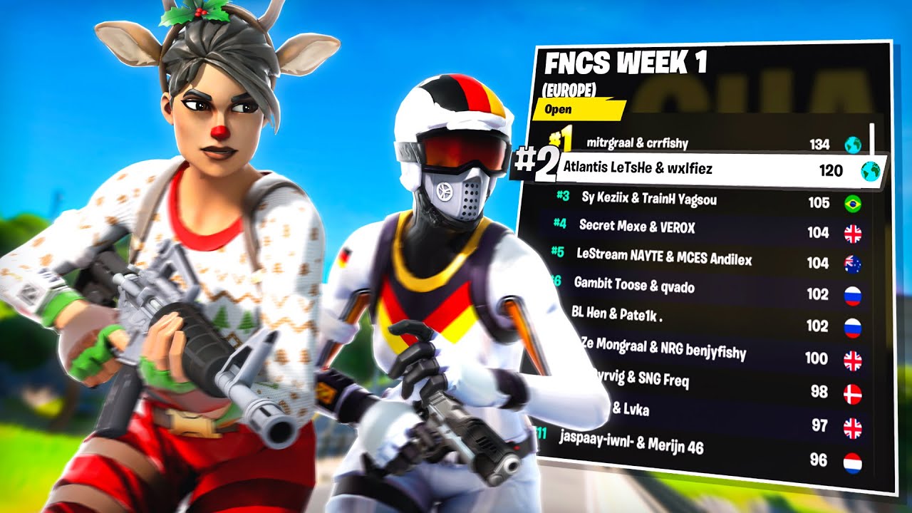 How Me and LeTsHe Placed 2nd in FNCS Duo Week 1 (W-key)