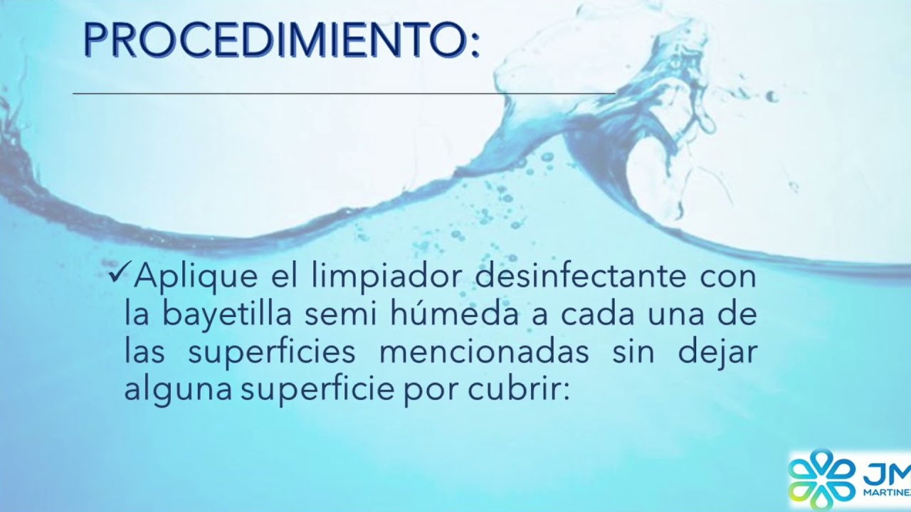 Limpieza y desinfección en oficinas