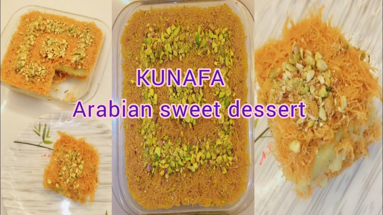 Ramzan special KUNAFA arabian dessert #kunafawithoutoven 