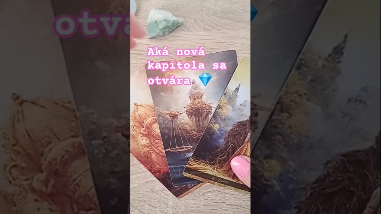 💎 Ak&aacute; nov&aacute; kapitola sa otv&aacute;ra 🌟 v&yacute;klad pre niekoho z v&aacute;s #tarot #vyklad #v&yacute;kladkariet #vykladkaret