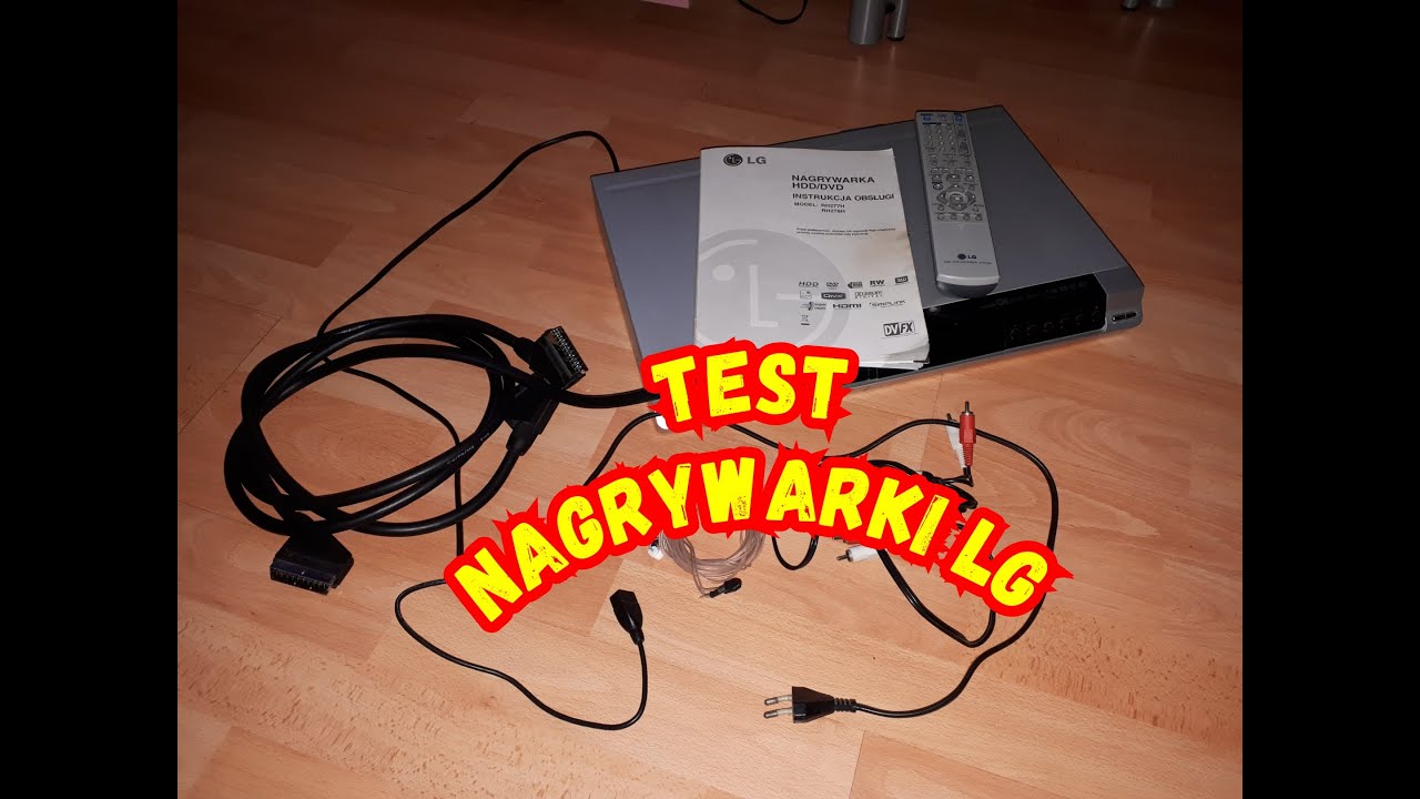 Test  nagrywarki LG- świetny sprzęt