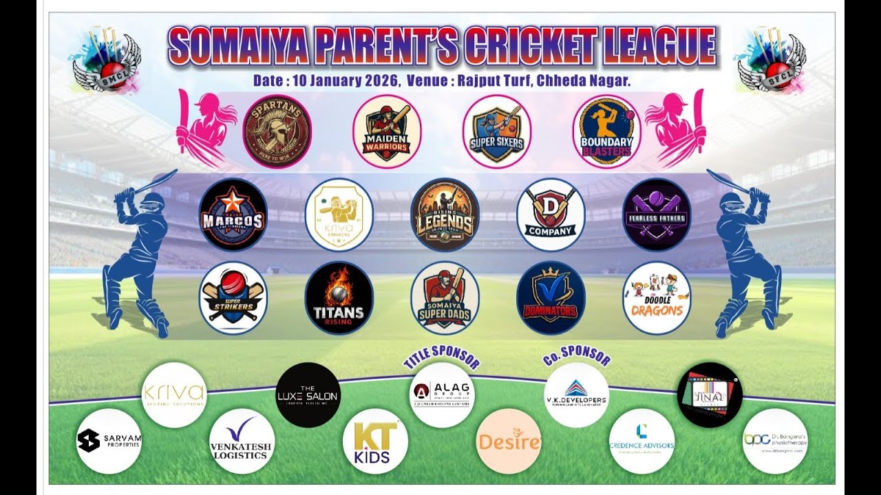 Somaiya parents cricket league