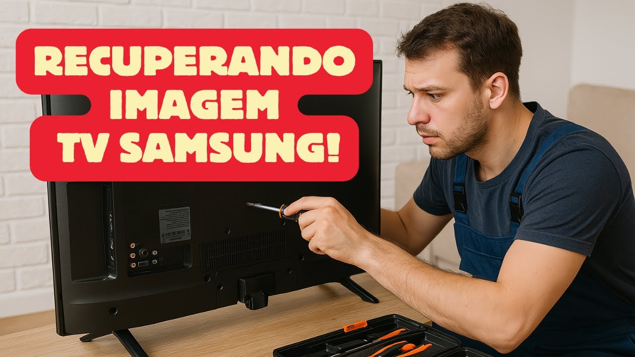 Como arrumar TV Samsung BE32T-B (TV SEM IMAGEM)