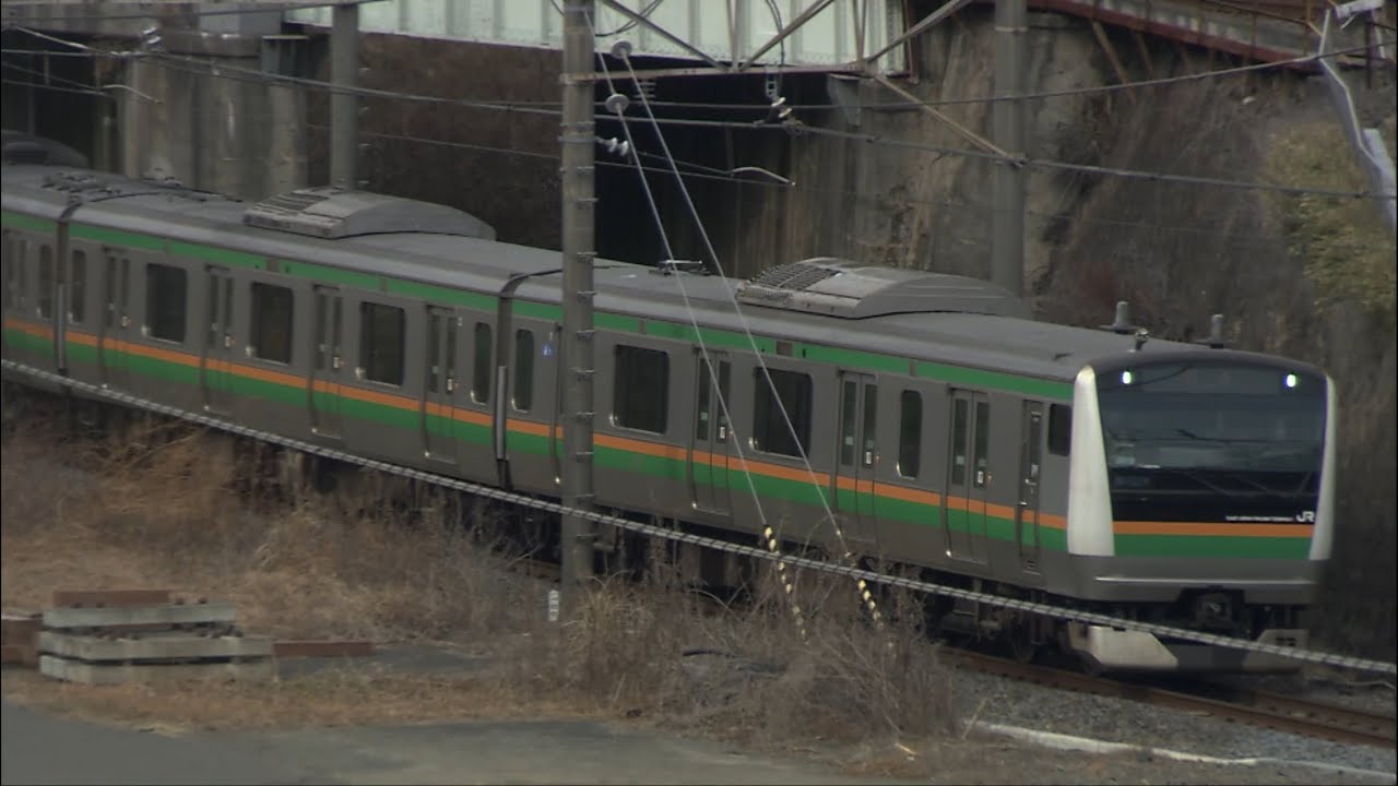 E233系 U619編成(架線事故当該) OM入場回送