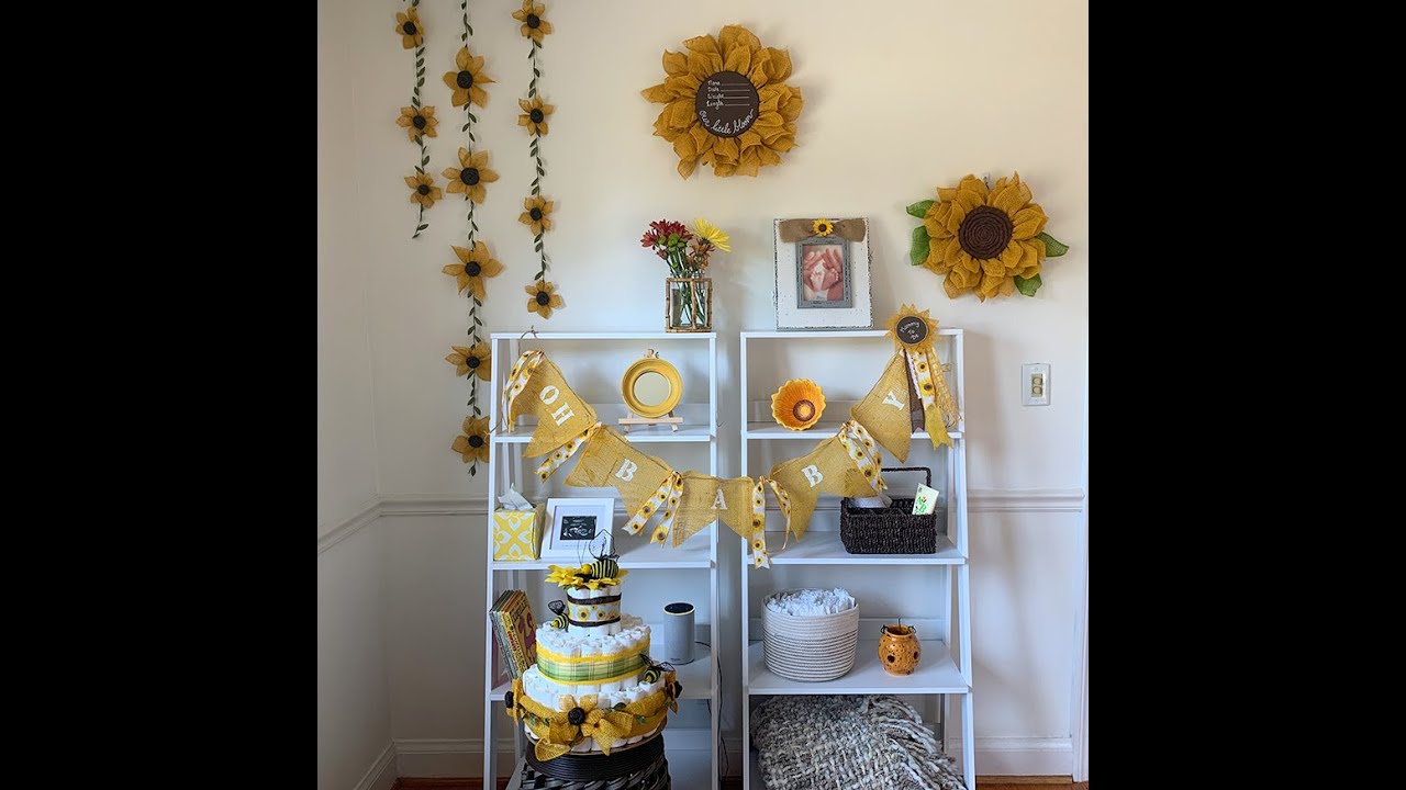 How to throw a Sunflower Theme Baby Shower